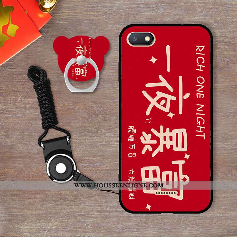 Étui Xiaomi Redmi 6a Fluide Doux Personnalité Blanc Dessin Animé Coque Incassable Blanche