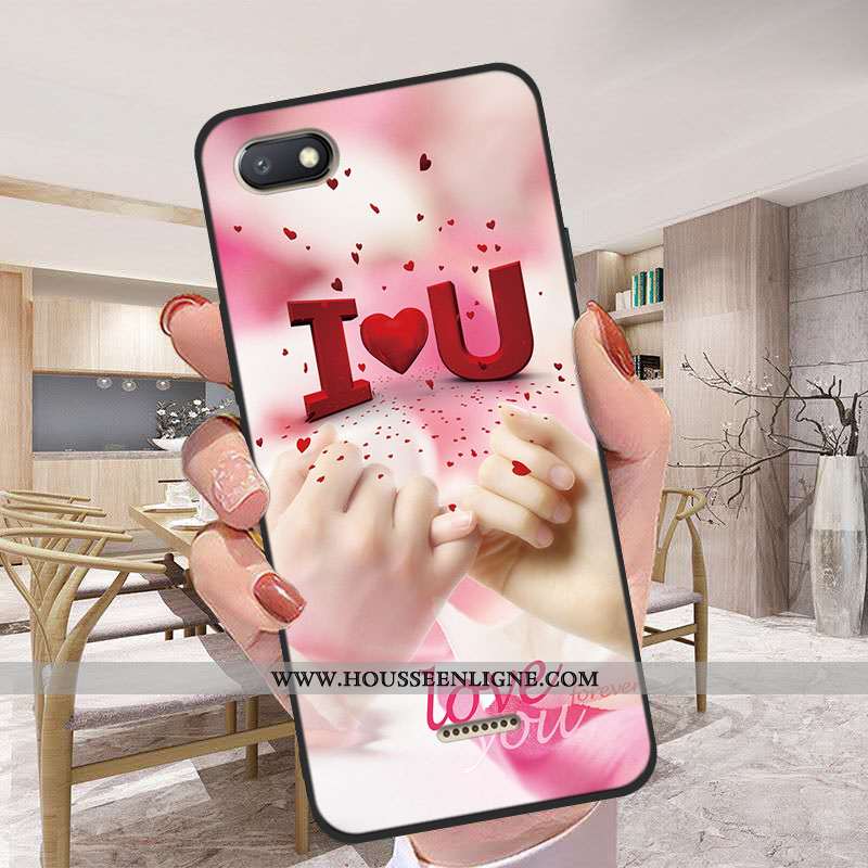 Étui Xiaomi Redmi 6a Fluide Doux Silicone Coque Téléphone Portable Tout Compris Rouge Bleu