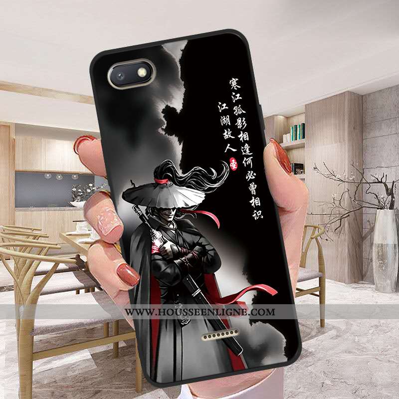 Étui Xiaomi Redmi 6a Fluide Doux Silicone Coque Téléphone Portable Tout Compris Rouge Bleu