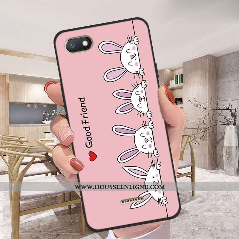 Étui Xiaomi Redmi 6a Fluide Doux Silicone Coque Téléphone Portable Tout Compris Rouge Bleu