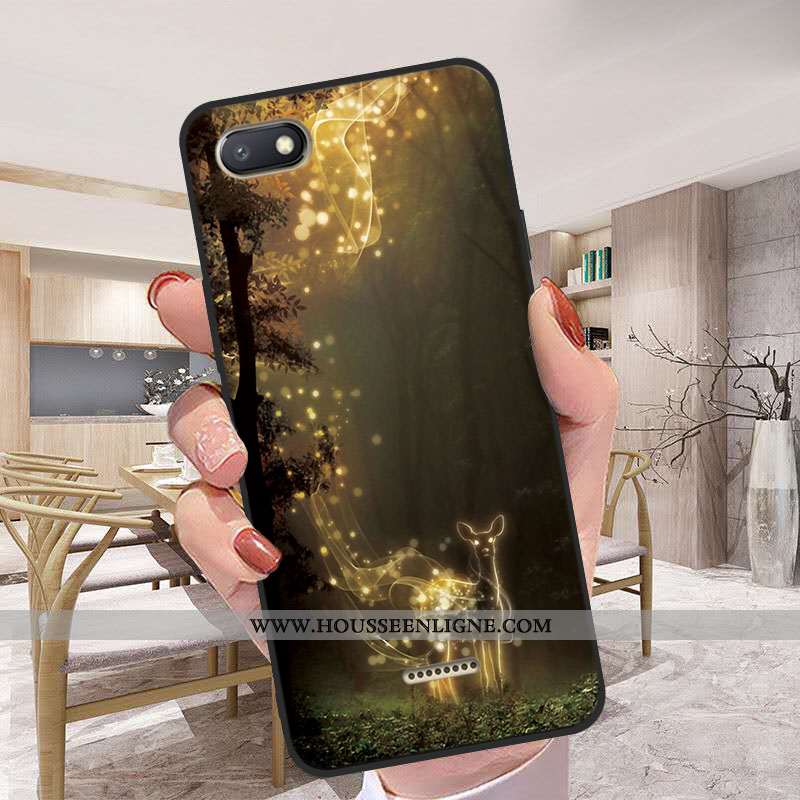 Étui Xiaomi Redmi 6a Fluide Doux Silicone Coque Téléphone Portable Tout Compris Rouge Bleu