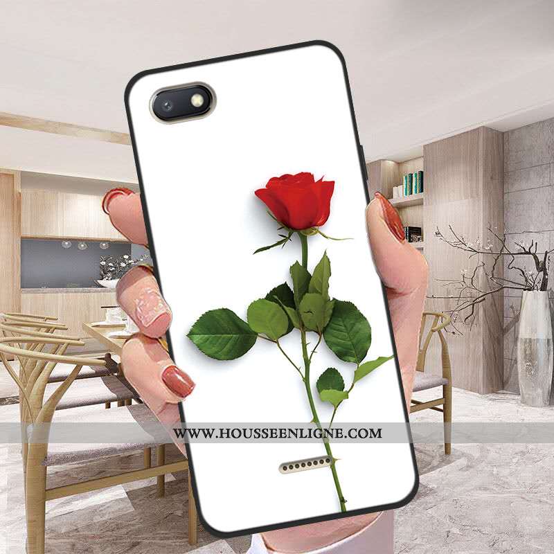 Étui Xiaomi Redmi 6a Fluide Doux Silicone Coque Téléphone Portable Tout Compris Rouge Bleu
