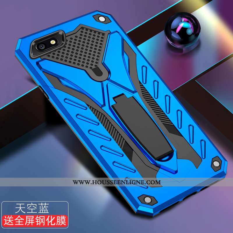 Étui Xiaomi Redmi 6a Fluide Doux Silicone Rouge Délavé En Daim Téléphone Portable Tendance Bleu