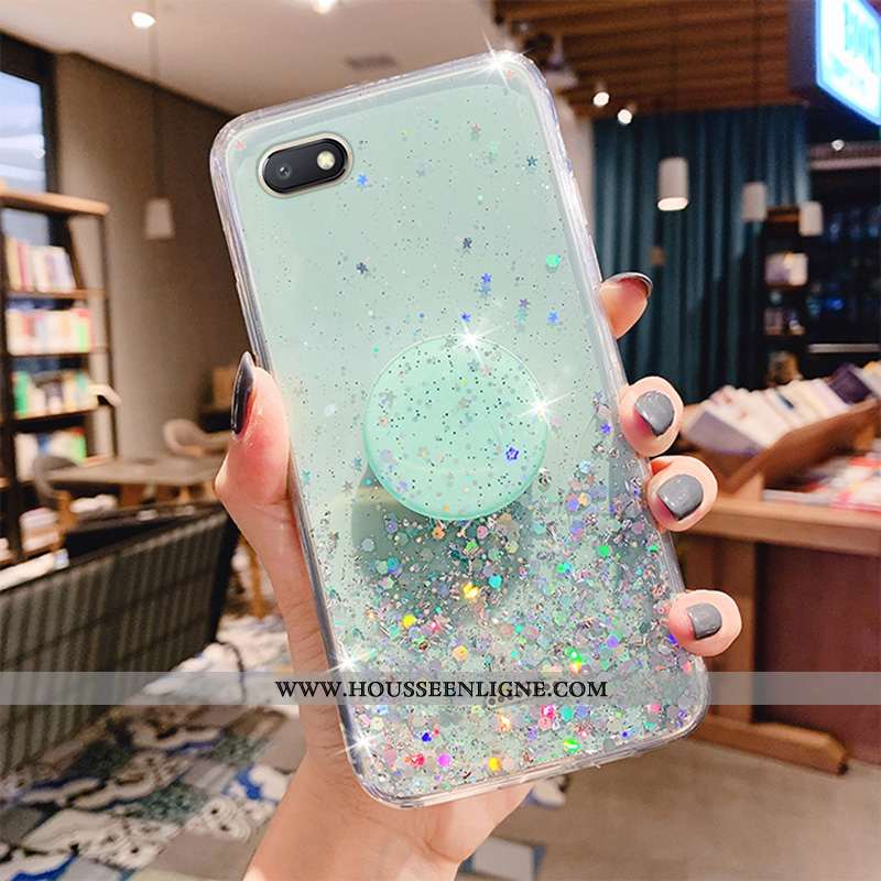 Étui Xiaomi Redmi 6a Légère Fluide Doux Légères Téléphone Portable Coque Tendance Incassable Verte