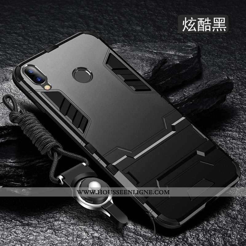 Étui Xiaomi Redmi 7 Délavé En Daim Tendance Incassable Tout Compris Protection Téléphone Portable Si