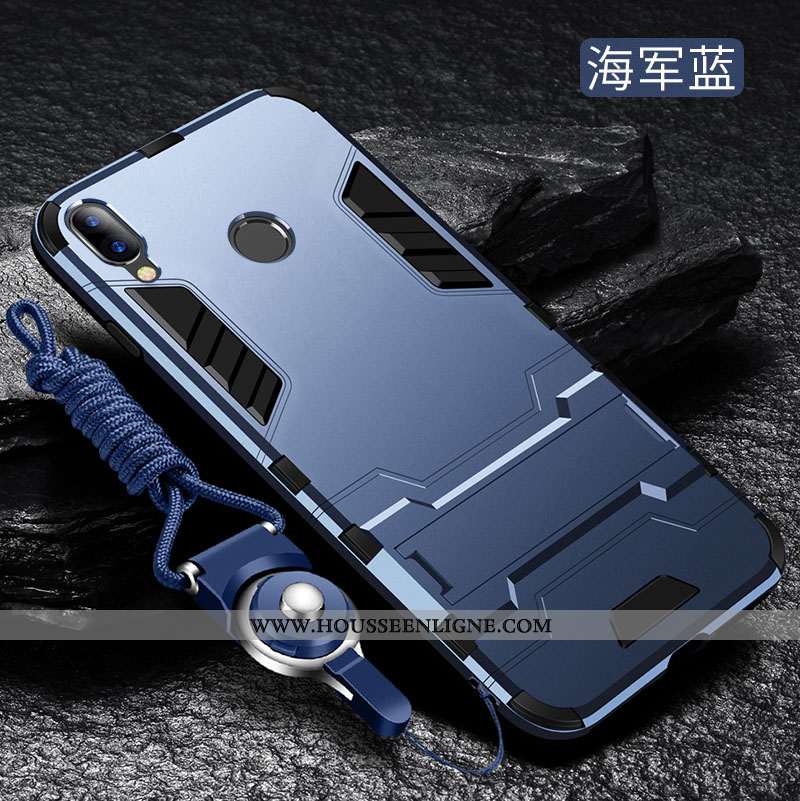 Étui Xiaomi Redmi 7 Délavé En Daim Tendance Incassable Tout Compris Protection Téléphone Portable Si