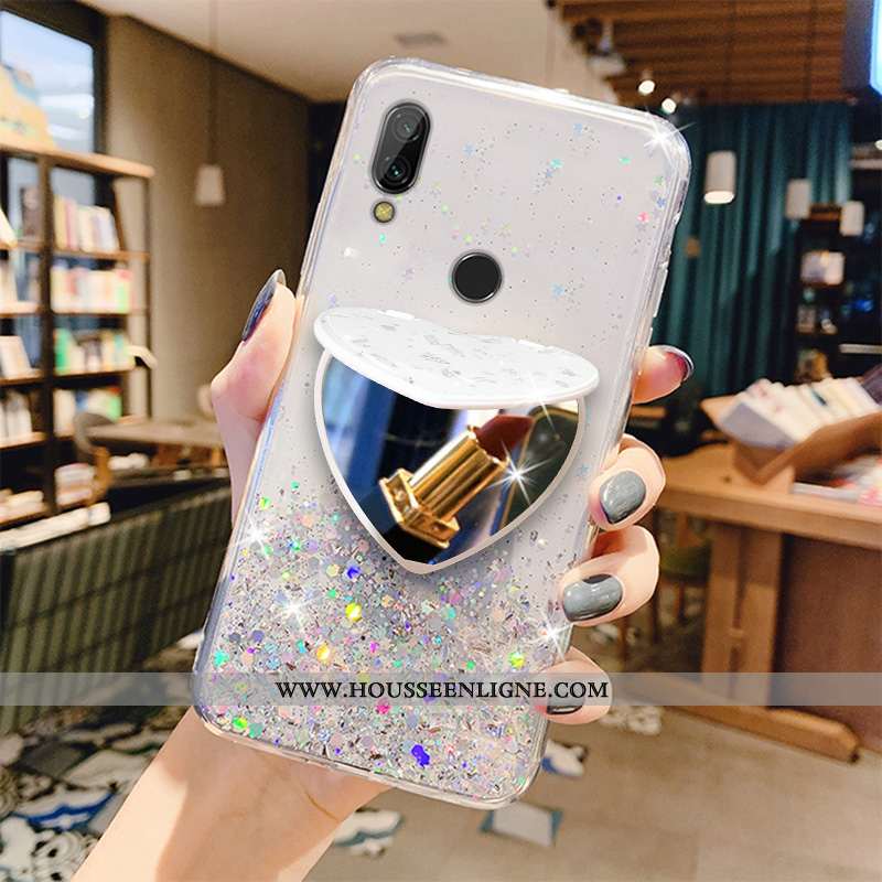 Étui Xiaomi Redmi 7 Fluide Doux Protection Rose Étoile Nouveau Téléphone Portable