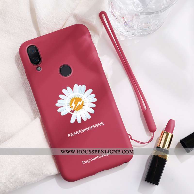 Étui Xiaomi Redmi 7 Fluide Doux Silicone Amoureux Personnalité Incassable Coque Dragon Verte