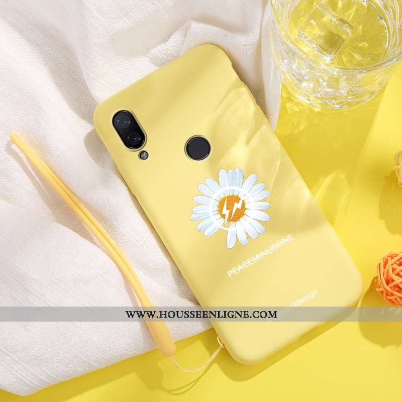 Étui Xiaomi Redmi 7 Fluide Doux Silicone Amoureux Personnalité Incassable Coque Dragon Verte