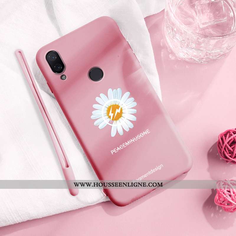 Étui Xiaomi Redmi 7 Fluide Doux Silicone Amoureux Personnalité Incassable Coque Dragon Verte