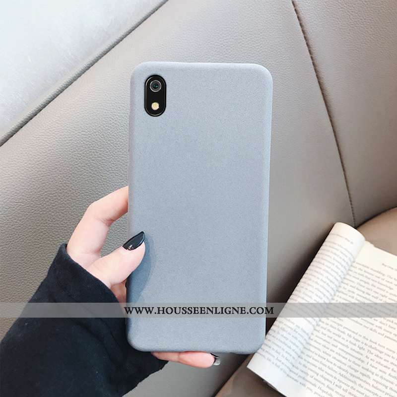 Étui Xiaomi Redmi 7a Personnalité Tendance Gris Support Petit Incassable Fluide Doux