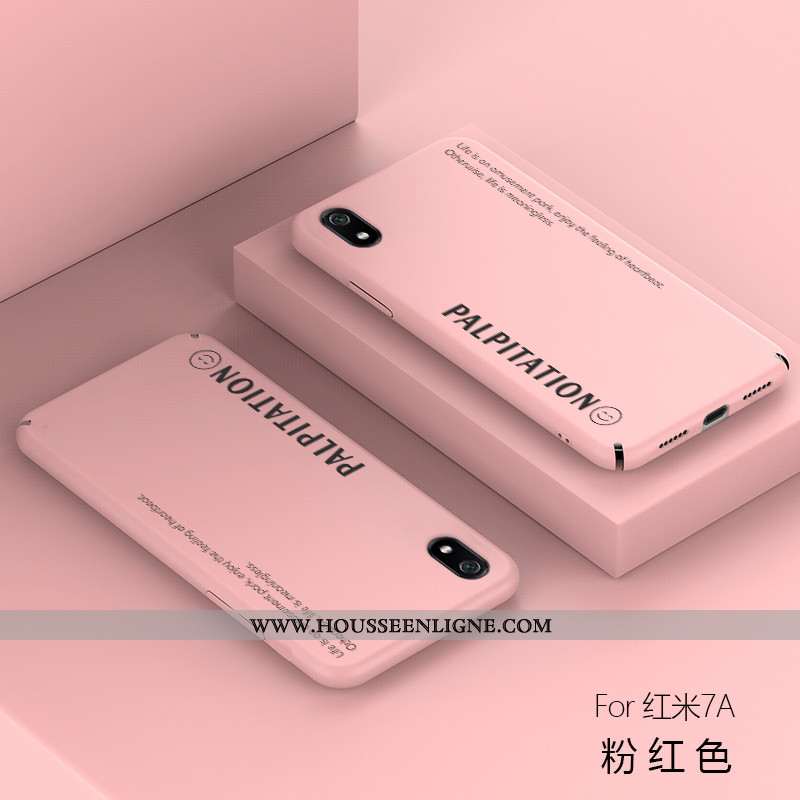 Étui Xiaomi Redmi 7a Personnalité Tendance Tempérer Incassable Rouge Vent Coque Jaune