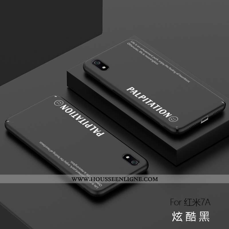 Étui Xiaomi Redmi 7a Personnalité Tendance Tempérer Incassable Rouge Vent Coque Jaune