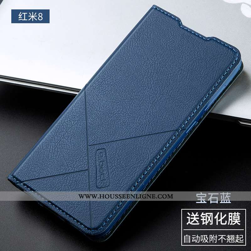 Étui Xiaomi Redmi 8 Protection Cuir Petit Fluide Doux Silicone Téléphone Portable Coque Rose