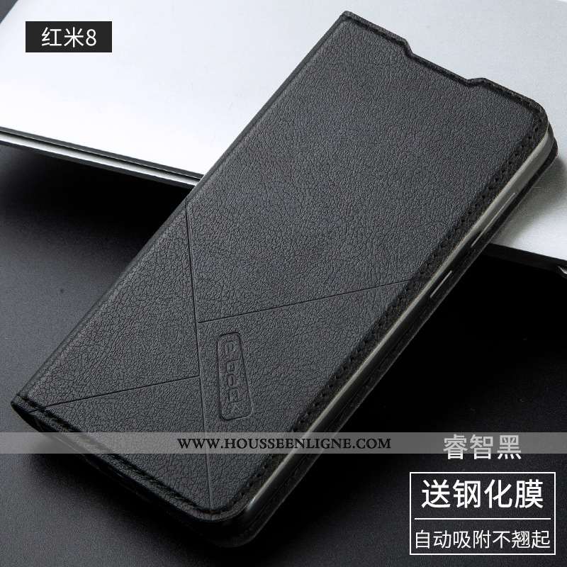 Étui Xiaomi Redmi 8 Protection Cuir Petit Fluide Doux Silicone Téléphone Portable Coque Rose