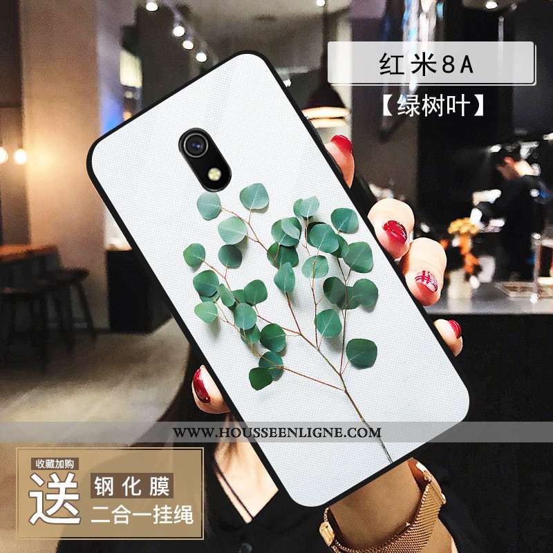Étui Xiaomi Redmi 8a Charmant Ultra Légère Net Rouge Coque Mode Tout Compris Bleu