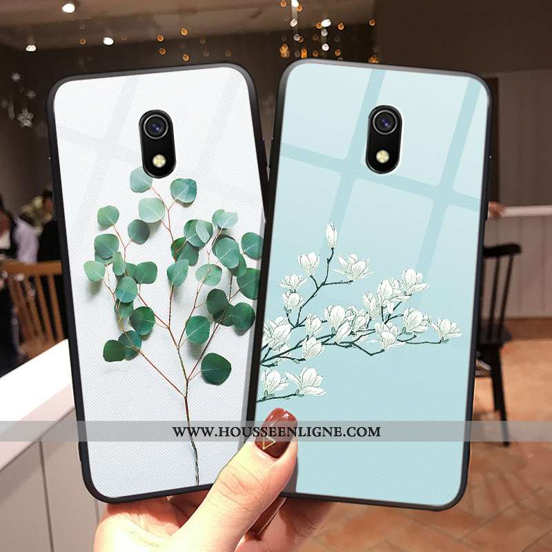 Étui Xiaomi Redmi 8a Charmant Ultra Légère Net Rouge Coque Mode Tout Compris Bleu