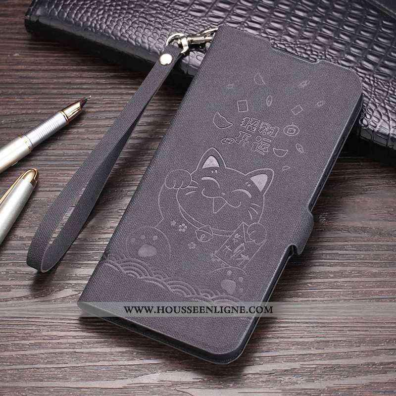 Étui Xiaomi Redmi 8a Fluide Doux Silicone Petit Coque Tout Compris Protection Bleu Foncé