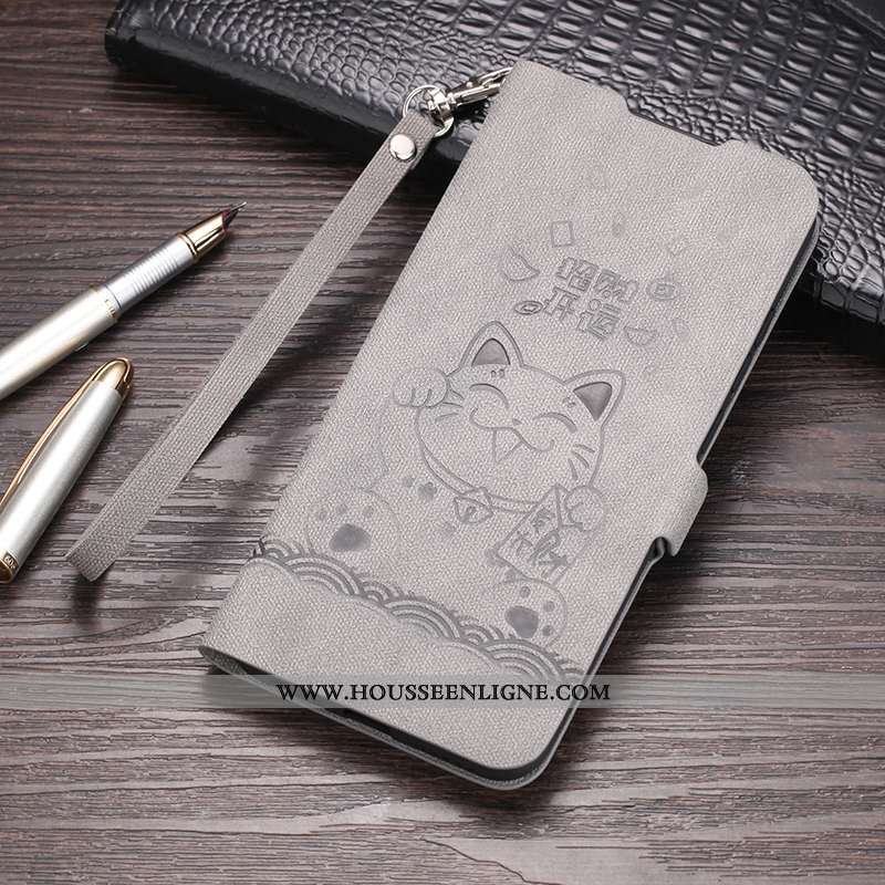 Étui Xiaomi Redmi 8a Fluide Doux Silicone Petit Coque Tout Compris Protection Bleu Foncé