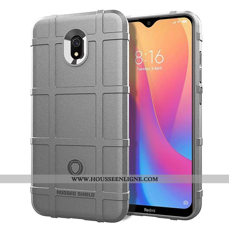 Étui Xiaomi Redmi 8a Fluide Doux Silicone Rouge Personnalité Net Rouge Tendance Noir
