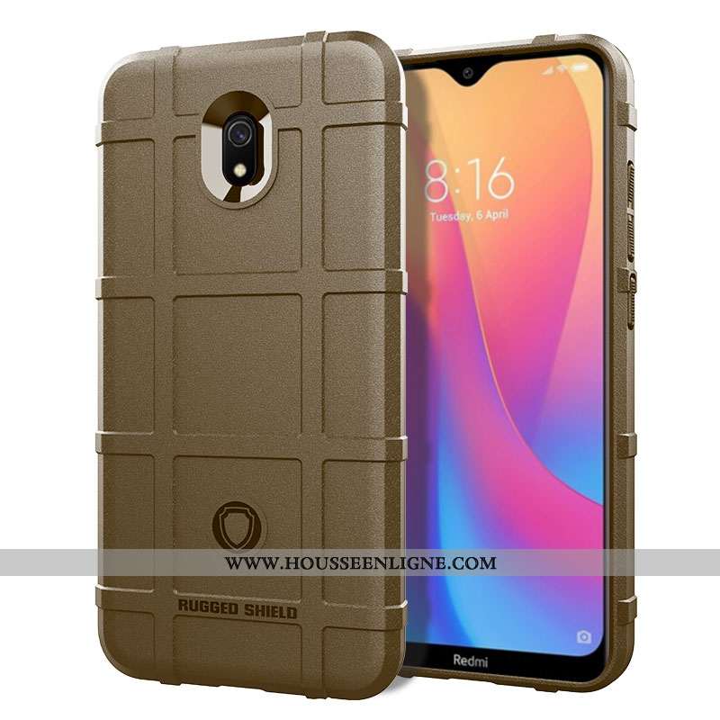Étui Xiaomi Redmi 8a Fluide Doux Silicone Rouge Personnalité Net Rouge Tendance Noir