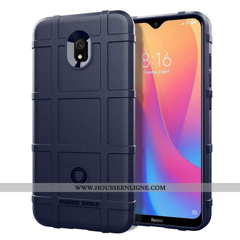 Étui Xiaomi Redmi 8a Fluide Doux Silicone Rouge Personnalité Net Rouge Tendance Noir