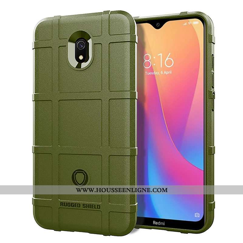 Étui Xiaomi Redmi 8a Fluide Doux Silicone Rouge Personnalité Net Rouge Tendance Noir