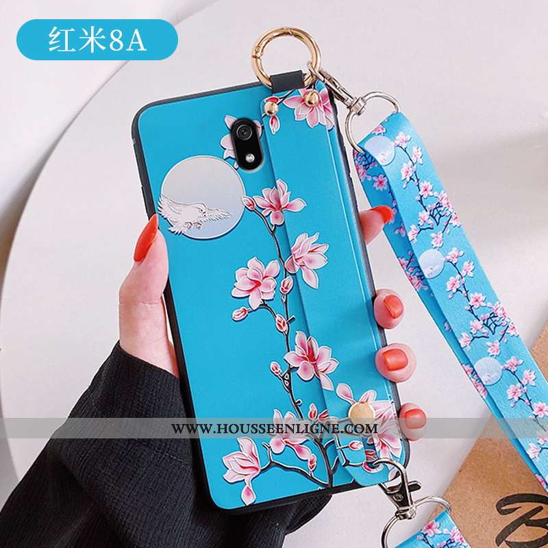 Étui Xiaomi Redmi 8a Mode Personnalité Ultra Tendance Style Chinois Créatif Gaufrage Blanche