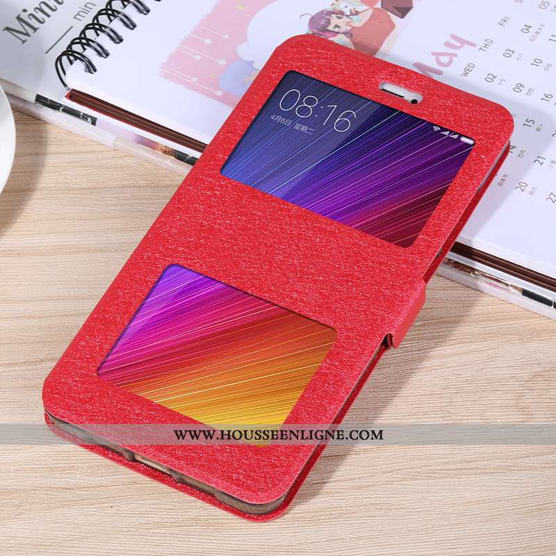Étui Xiaomi Redmi 8a Protection Cuir Rouge Bleu Marin Housse Incassable Bleu Foncé