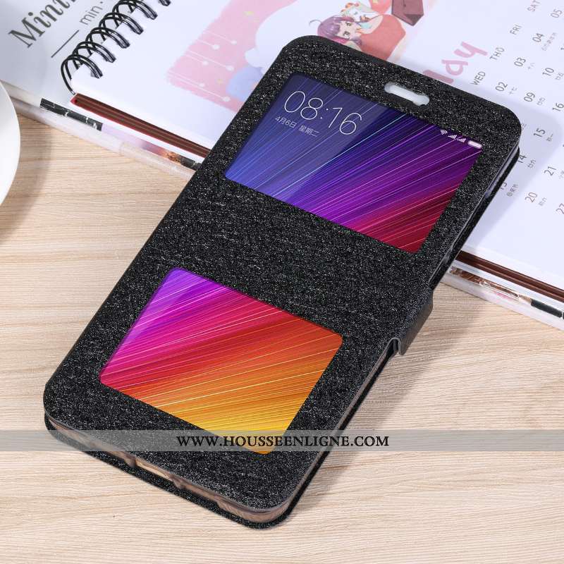 Étui Xiaomi Redmi 8a Protection Cuir Rouge Bleu Marin Housse Incassable Bleu Foncé
