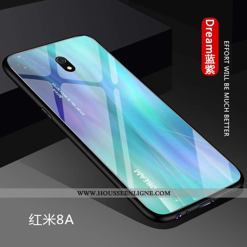 Étui Xiaomi Redmi 8a Protection Personnalité Amoureux Blanc Rouge Silicone Coque Blanche
