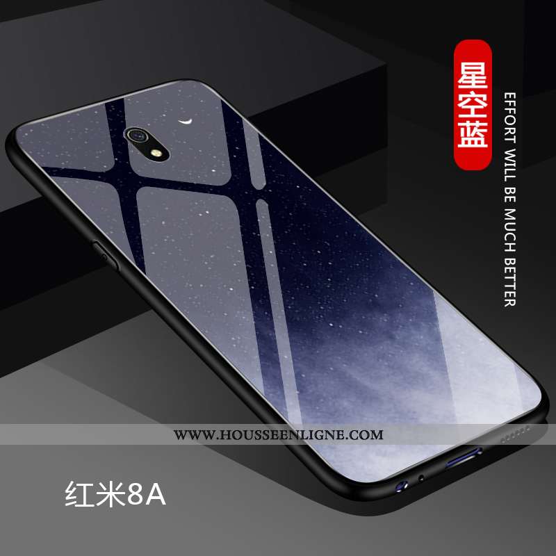 Étui Xiaomi Redmi 8a Protection Personnalité Amoureux Blanc Rouge Silicone Coque Blanche