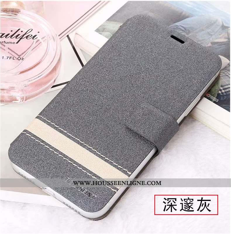 Étui Xiaomi Redmi 8a Silicone Protection Personnalité Incassable Tout Compris Clamshell Cuir Gris