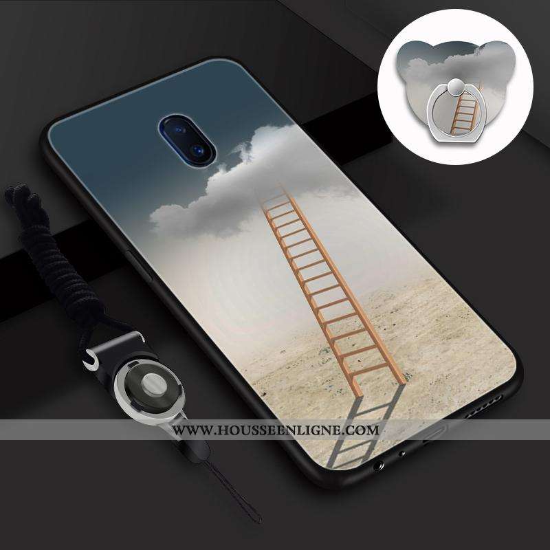 Étui Xiaomi Redmi 8a Silicone Protection Rouge Membrane Bleu Fluide Doux