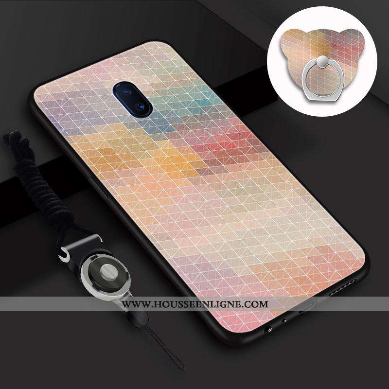 Étui Xiaomi Redmi 8a Silicone Protection Rouge Membrane Bleu Fluide Doux