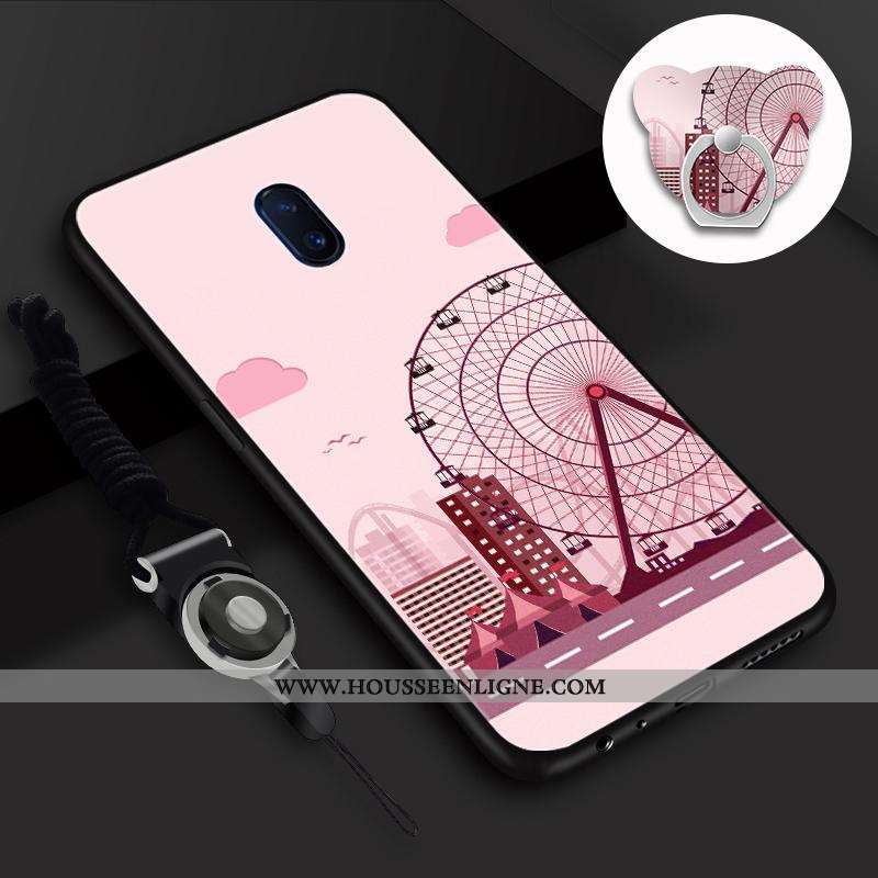 Étui Xiaomi Redmi 8a Silicone Protection Rouge Membrane Bleu Fluide Doux