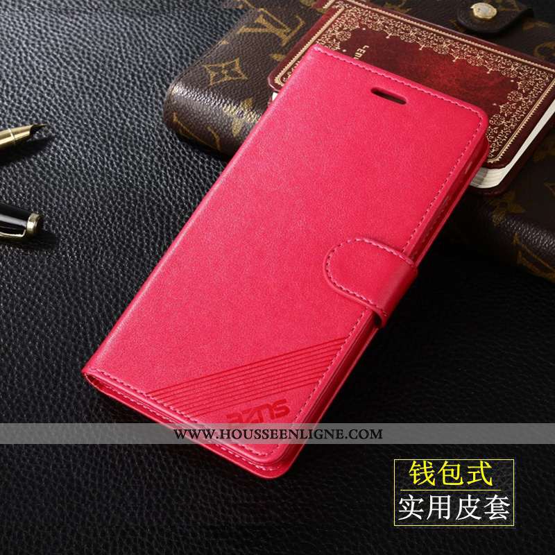 Étui Xiaomi Redmi 9 Cuir Protection Clamshell Incassable Tout Compris Coque Téléphone Portable Marro