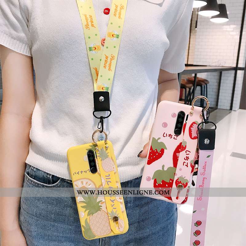 Étui Xiaomi Redmi 9 Tendance Silicone Protection Net Rouge Fruit Petit Jaune
