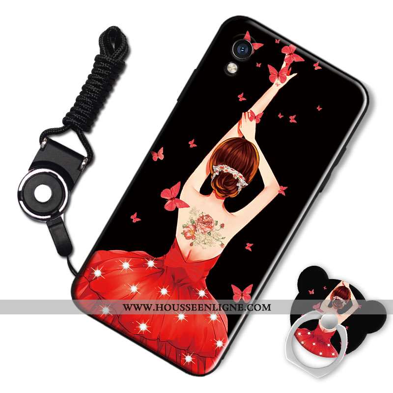 Étui Xiaomi Redmi 9a Fluide Doux Silicone Blanc Téléphone Portable Charmant Amoureux Coque Blanche