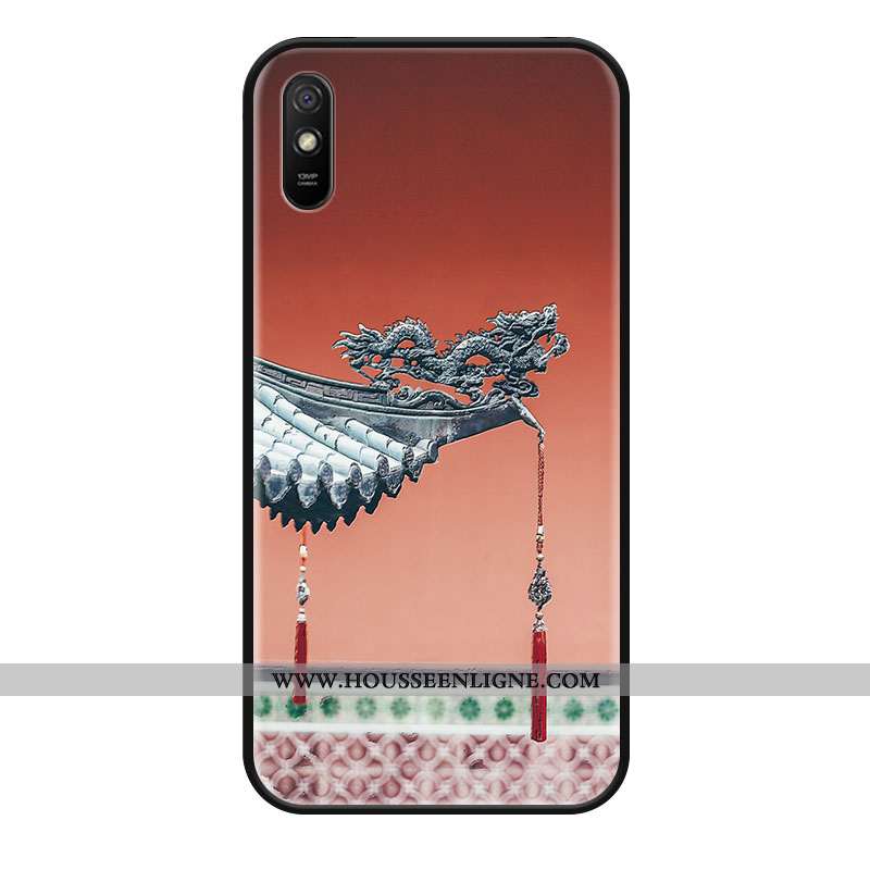 Étui Xiaomi Redmi 9a Protection Ornements Suspendus Personnalité Vent Gris Incassable Tendance