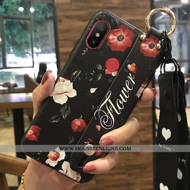 Étui Xiaomi Redmi Note 5 Ornements Suspendus Fluide Doux Blanc Coque Rouge Frais Support Blanche