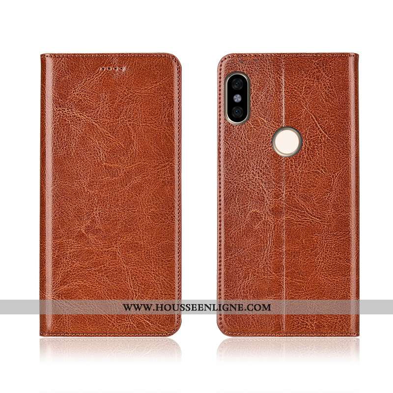 Étui Xiaomi Redmi Note 6 Pro Cuir Modèle Fleurie Tout Compris Coque Incassable Petit Protection Véri