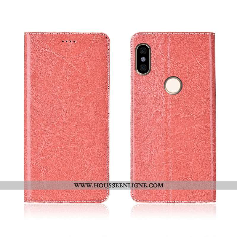 Étui Xiaomi Redmi Note 6 Pro Cuir Modèle Fleurie Tout Compris Coque Incassable Petit Protection Véri
