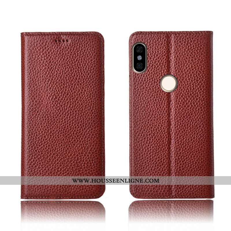 Étui Xiaomi Redmi Note 6 Pro Silicone Protection Petit Rouge Coque Fluide Doux Rose