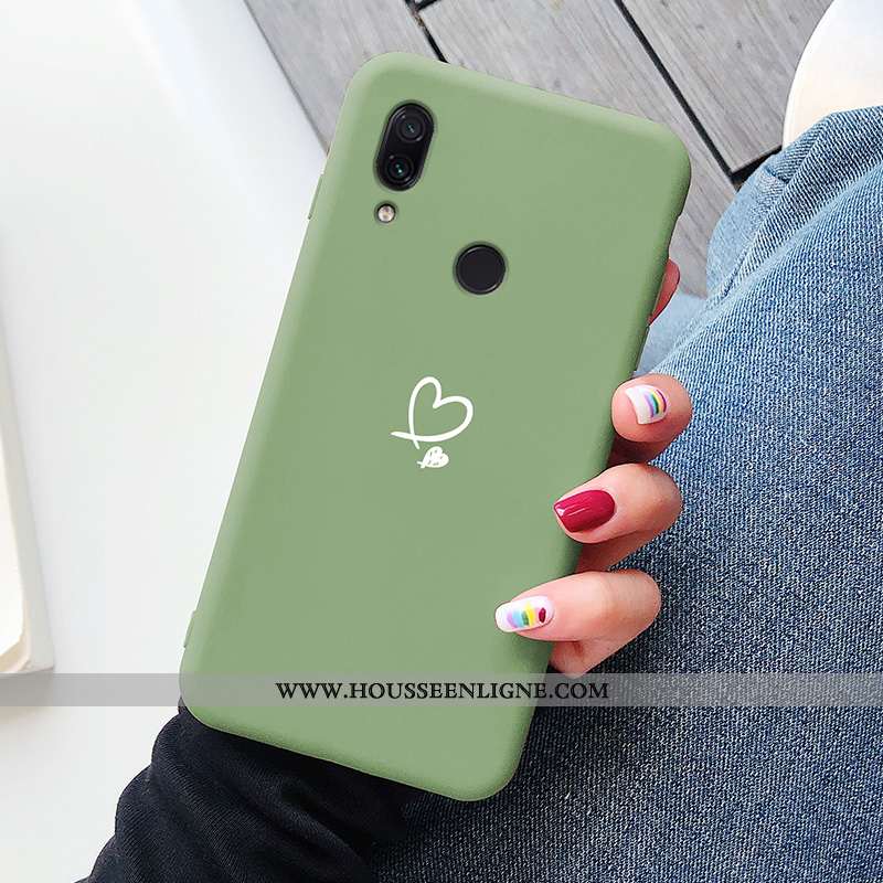 Étui Xiaomi Redmi Note 7 Dessin Animé Ultra Incassable Tendance Net Rouge Légère Silicone Rose