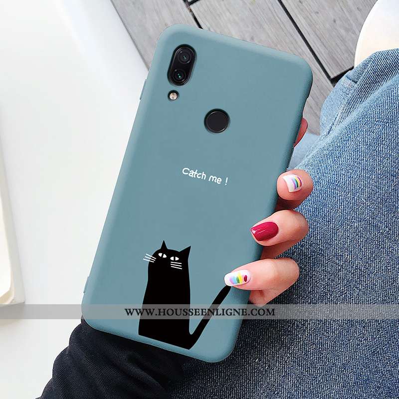 Étui Xiaomi Redmi Note 7 Dessin Animé Ultra Incassable Tendance Net Rouge Légère Silicone Rose