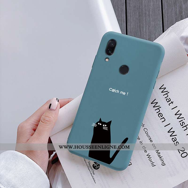 Étui Xiaomi Redmi Note 7 Dessin Animé Ultra Incassable Tendance Net Rouge Légère Silicone Rose