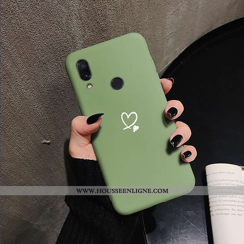 Étui Xiaomi Redmi Note 7 Dessin Animé Ultra Incassable Tendance Net Rouge Légère Silicone Rose