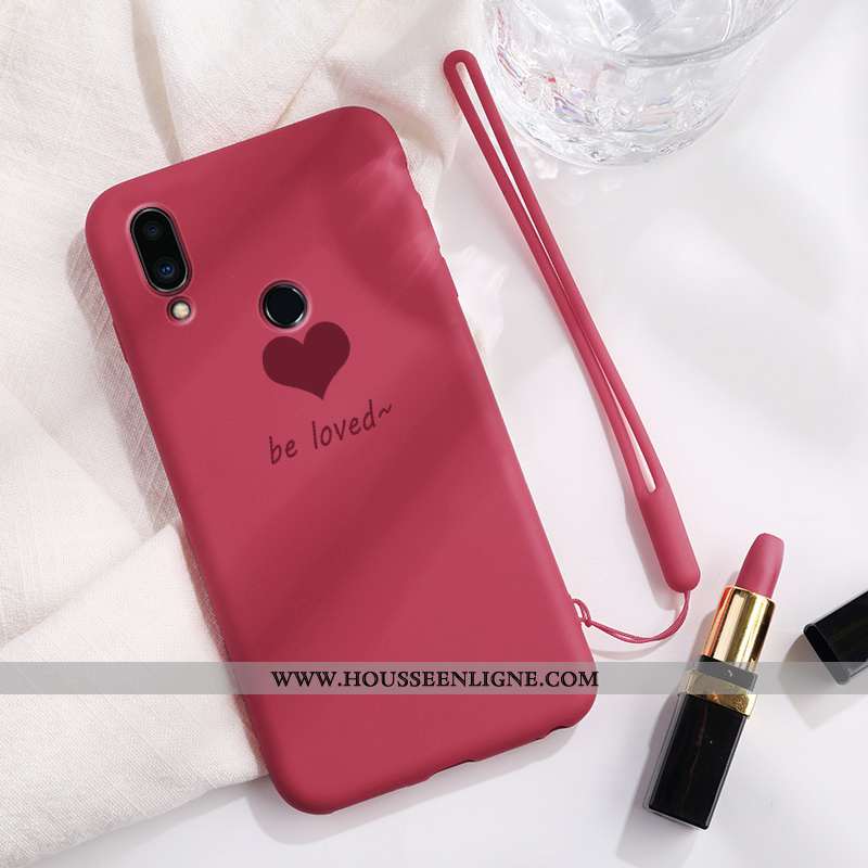 Étui Xiaomi Redmi Note 7 Mode Protection Petit Créatif Tendance Coque En Silicone Nouveau Jaune