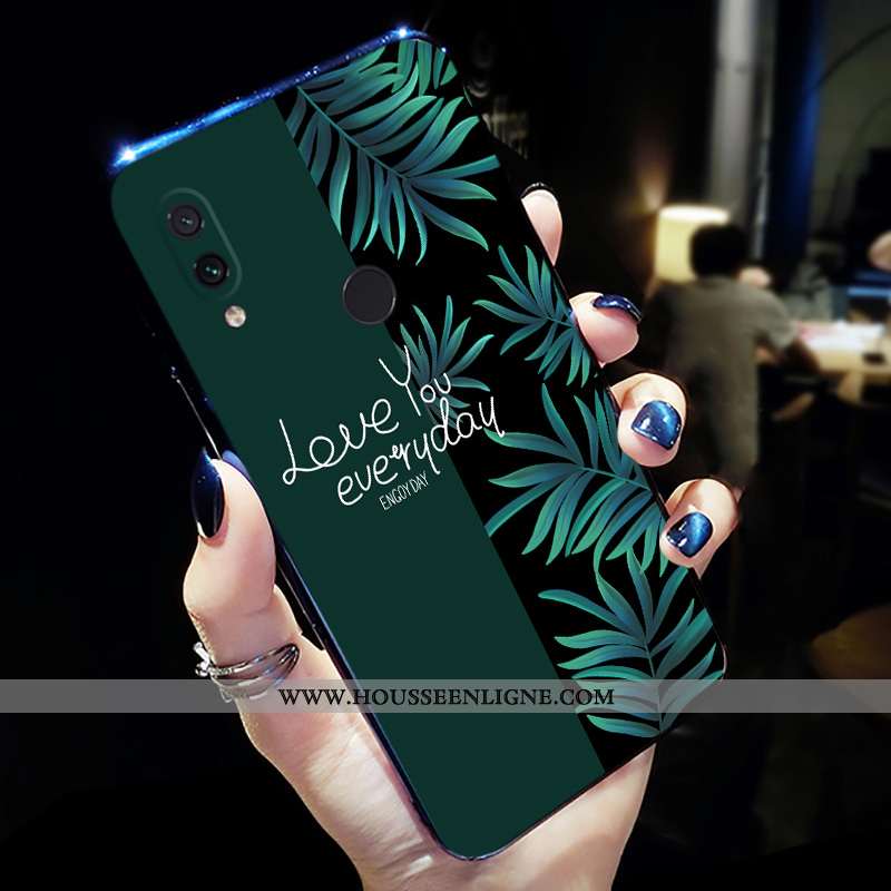 Étui Xiaomi Redmi Note 7 Personnalité Créatif Incassable Frais Tout Compris Coque Vert Verte
